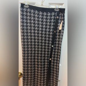 Retrology skirt midi black grey medium